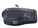 Perixx Periboard-712 2.4 GHz wireless Ergonomic keyboard with built in touchpad