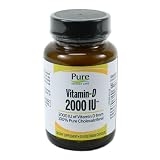Pure Essence Vitamin-d 2000 Iu, Veg Capsules, 30-Count (Pack of 2)