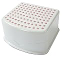Tippitoes Step up Stool - White/Pink