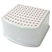 Tippitoes Step up Stool - White/Pink
