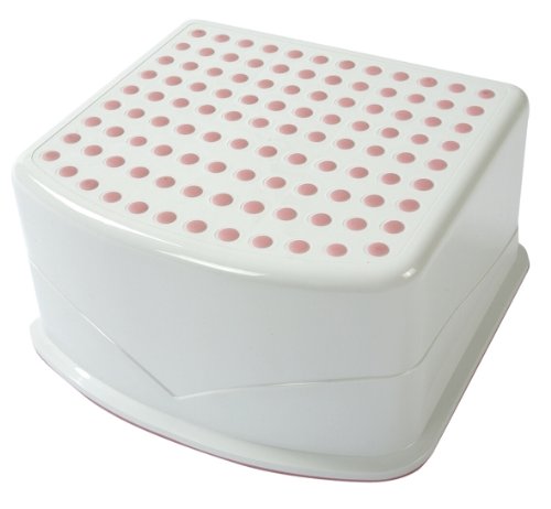 Tippitoes SS2 - Step up Stool Kinderschemel, weiss/pink