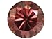 MIN 1.65CT 7MM ROUND DIAMOND CUT BLUSH ZIRCON FROM TANZANIA