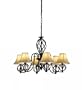 28W Monterey 6 Lt Chandelier Ceiling Fixture