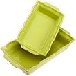 Esprit de Cuisine by Appolia Rectangular 2 Piece Baking Dish Set, Lime