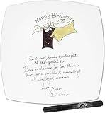Review Dreamair  / Signed and Sealed 50th Birthday Gift Square Plate
