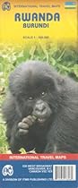 Rwanda/Burundi Map by ITMB
