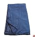 Blue Jeans Water-Resistant Outdoor Camping Blanket with Carrying Case 7 Feet X 4.5 Feet