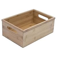 DVD and Video Storage Box - Bamboo (Bamboo) (4.75 H x 8.5 W x 12.5 D)