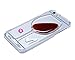 Fifine Liquid Case for Iphone 6/6s,case for Iphone 6/6s,hard Case for Iphone 6/6s, Fashion Creative 3d Design Flowing Liquid Red Wine Glass Red Lip High Heels Clear Back Hard Case Cover for Apple Iphone 6/6s with 4.7 Inch Screen (Red Wine Glass Lips)