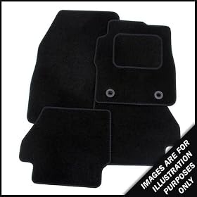Ford Fiesta Mk7 2008 - 2011 Classic Black Tailored Car Mat Set