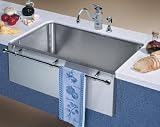 Blanco 440294 Farmhouse Style Single Bowl Undermount Kitchen Sink, Satin