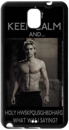 Vcapk Popular Rock Band 30 Seconds To Mars Lead Singer Handsome Jared Leto Samsung Galaxy Note 3 TPU(Side:Silicon Back:TPU)Phone Case