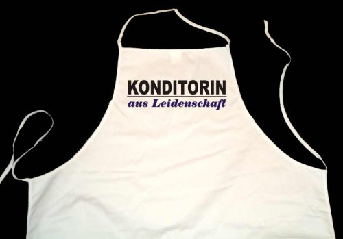 Konditorin aus Leidenschaft; Weiße Schürze 
