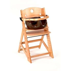 Keekaroo High Chair and Infant Insert Rail, Chocolate