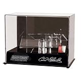 Carl Edwards 1/24th Die Cast Display Case with Platform and Race Used Metal