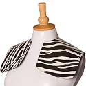 Roo Funky Reversible Cutting Collar - Zebra and Liquorice