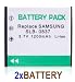 2 High Capacity SLB-0837 Battery Packs for Samsung DigiMax L50, L60, L73, L80, L700, L70s