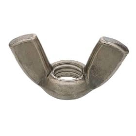 Crown Bolt 19042 1/2 Inch-13 Zinc-Plated Coarse Thread Wing Nuts, 10-Count