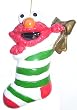 5" Sesame Street Elmo in Stocking Christmas Ornnament