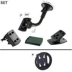 Alternatives Befestigungsset 5in1 für TomTom One V4 / TomTom ONE 31 / TomTom XL 31 / Tom Tom One XL Version 2 / TomTom One V4 Regional Traffic Europe Traffic / TomTom One V4 Europe twenty-two KFZ Halterung, Lüfteradapter Vent Mount, Adapter mit 360° Gelenksockel, Adapterplatte, Frontscheibenhalterung, Lüfterhalterung, Halter