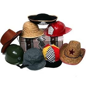 Boys Dressup Halloween Costume Party Hat Trunk 8 pcs