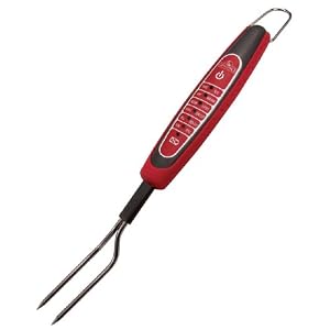 Grill Pro 13800 Deluxe Meat Fork with LED Readout by 