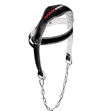 MAXSTRENGTH ® Pro Neck Builder Head Harness Straps Power Weight Lifting Gym Training Bodybuilding with Metal Chain