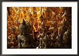 Gilded Wooden Buddha Statues Near Entrance to Pindaya Caves, Pindaya, Shan State, Myanmar (Burma) Collections Framed Photographic Poster Print by Anders Blomqvist, 36x25