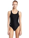 Speedo Race Xtra Life Lycra Solid Superpro Swimsuit, Black, 36