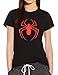 DOMI Spider-man Women Spider Logo Print T Shirt