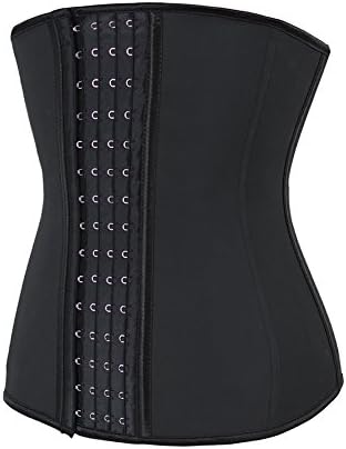 Body By SNATCHED 9 Steel Boned Latex Waist Trainer Corset with Extended 4 Row Hook Closure 5X-Large