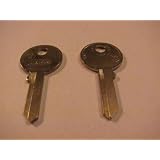 Volvo (Door Trunk) - ESP Nickel Plated Single Sided Key Blank(s) - (UN16 F68XR) by ESP Lock