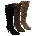 Anne Michelle by Journee Microsuede Slouchy Boot