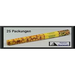 200 x R�ucherst�bchen R�ucherwerk LEMON Zitrone Grosspack mit 25 Packungen - Duft St�bchen Meditation Asien Ayurveda