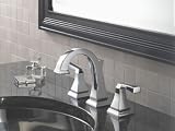 Delta 3551LF Dryden Two Handle Widespread Lavatory Faucet, Chrome
