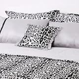 Leopardo 3-piece King-size Duvet Cover Set (White and Black)