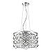 Acclaim Lighting IN31075PN Meghan Indoor 5-Light Pendant with Crystal, Polished Nickel