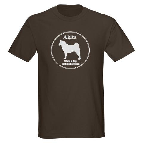 Akita Enough Dog Breeds Dark T-shirt By Cafepress Picture