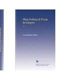 Obras Poéticas de D Luis de Góngora: V.3 (Spanish Edition)