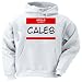 HELLO my name is CALEB Adult Hooded Sweatshirt (Hoodie / Hoody) Various Colors