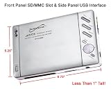 SuperSonic SC-28B Compact Portable CD DVD Media Player USB SD/MMC Slot