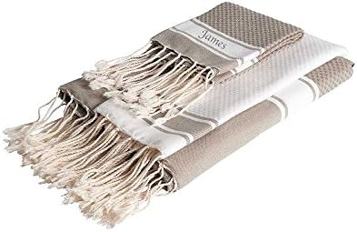 Personalized Fouta Bathroom Towel with Embroidery