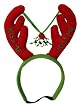 Kiss Me Christmas Pet Antlers w/ Mistletoe