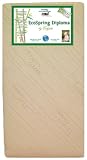 Colgate EcoSpring Diploma Cradletyme Naturals Eco-Friendlier Crib Mattress, Ecru