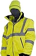 Majestic CLASS 3 HIGH VISIBILITY BOMBER JACKET WITH FIX QUILT LINER (75-1300)