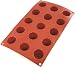 World Cuisine Non-Stick Silicone Mold, Baba, Mini
