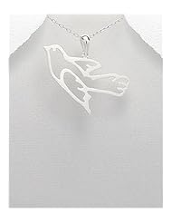 Bird Pendant Necklace In 92.5