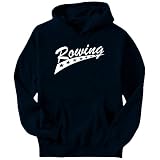 Rowing Star Sports Mens Hoodie (Navy Blue, Sizes X-Small - XXX-Large)