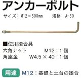 Z(ゼット) ZアンカーボルトM12 規格: A-50 417-1523(50本)