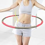 Foam Padded Weighted 0.95kg Fitness Exercise Hula Hoop 100cm Wide